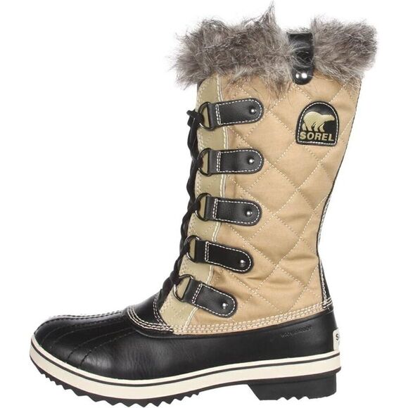 Sorel Women's Tofino Cate Insulated Tall Boots -Twill/Black NL 1937-270  Size 7 - Picture 1 of 16